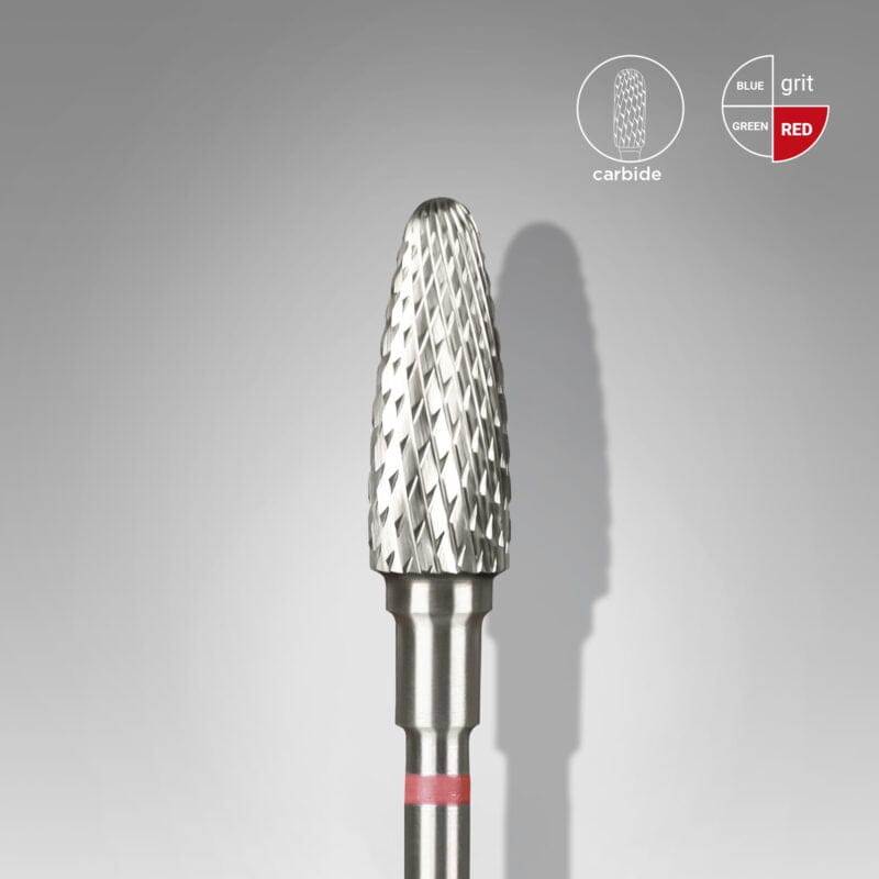 Staleks nastavak za električnu turpiju Carbide, crveni EXPERT, promjer glave 5 mm / radni dio 13 mm