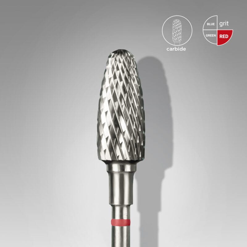 Staleks nastavak za električnu turpiju Carbide, crveni EXPERT, promjer glave 6 mm / radni dio 14 mm