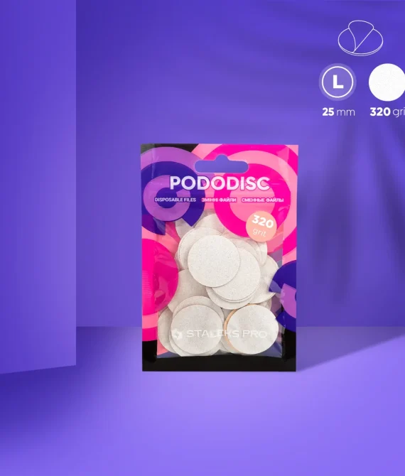 Staleks enkratne bele pilice PODODISC L EXPERT 320 grit (50 kosov)